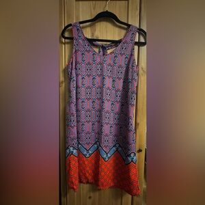 Saint Tropez West Colorful Geometric Dress